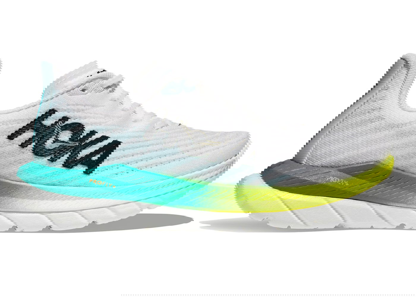 Кецове и обувки Hoka One One Mach 5 White Blue Glass Бяло | 1127893-WBGL, 0