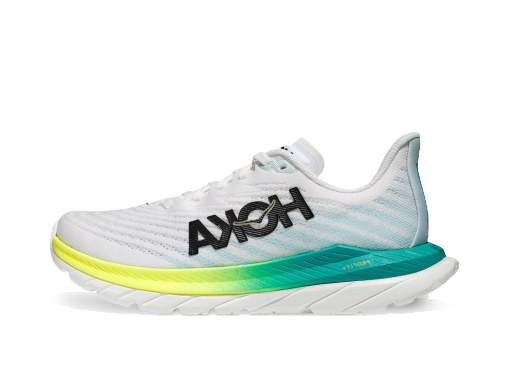 Бягане Hoka One One Mach 5 White Blue Glass Бяло | 1127893-WBGL