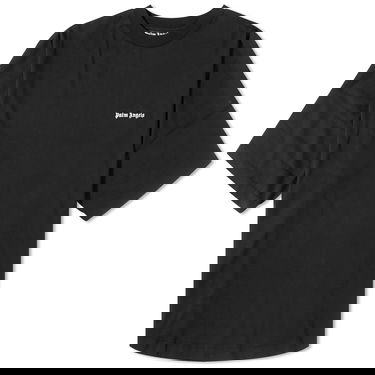Тениска Palm Angels Embroidered Logo Oversized T-Shirt Черно | PMAA002F23JER0011001, 0