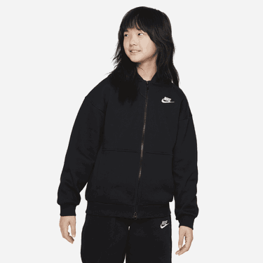 Суитчър Nike Sportswear Club Fleece Full-Zip Hoodie Черно | FD2931-010, 0