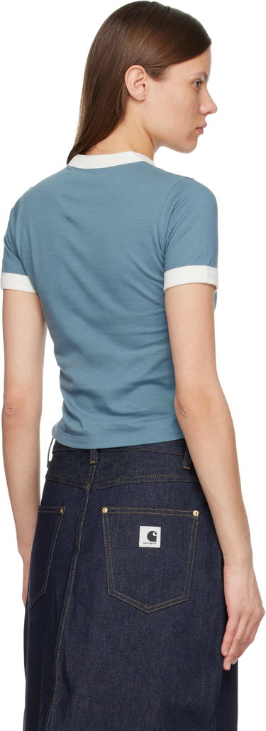Тениска Carhartt WIP Work In Progress Reminiscing Ringer T-shirt Синьо | I036034 3GG60, 2