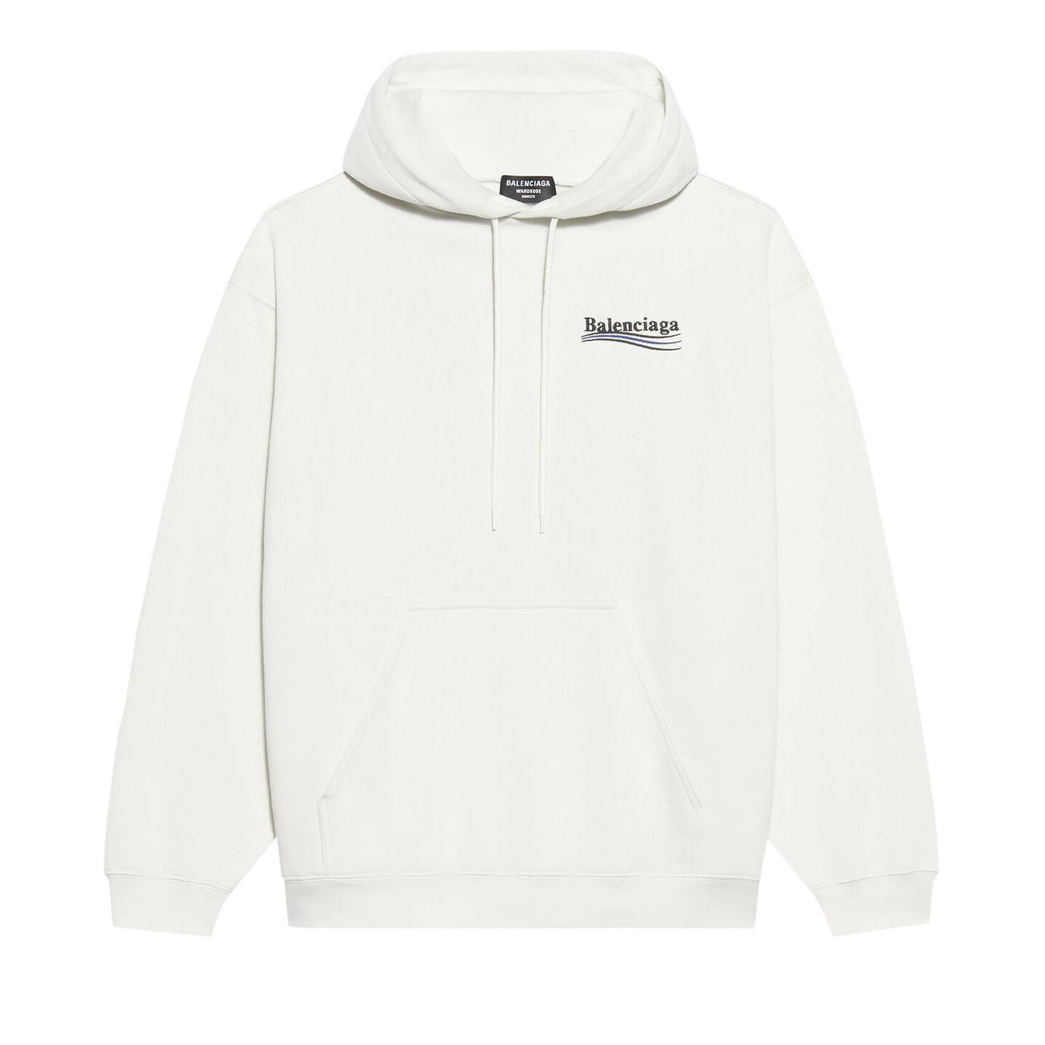 Суитчър Balenciaga Political Campaign Hoodie Medium Fit Бяло | 600583 TKVI9 9084, 1