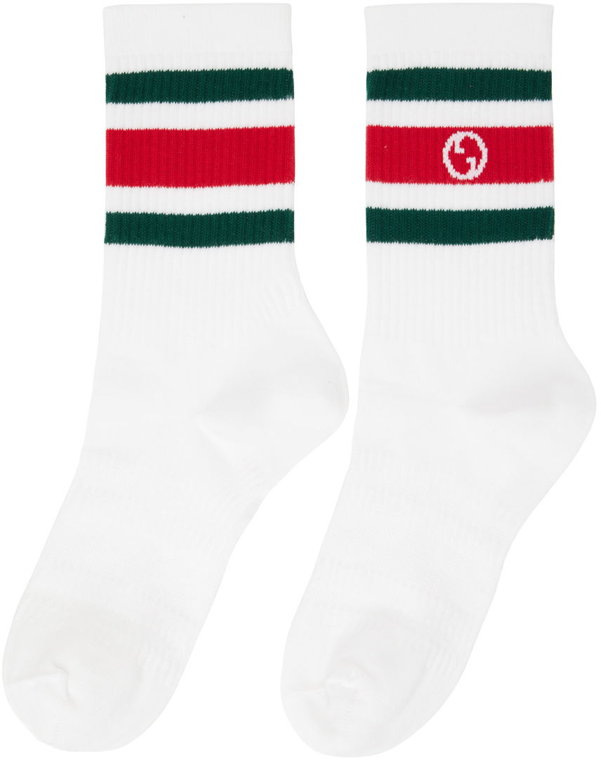 Бельо и чорапи Gucci Round Interlocking G Бяло | 750705 4GADU, 1