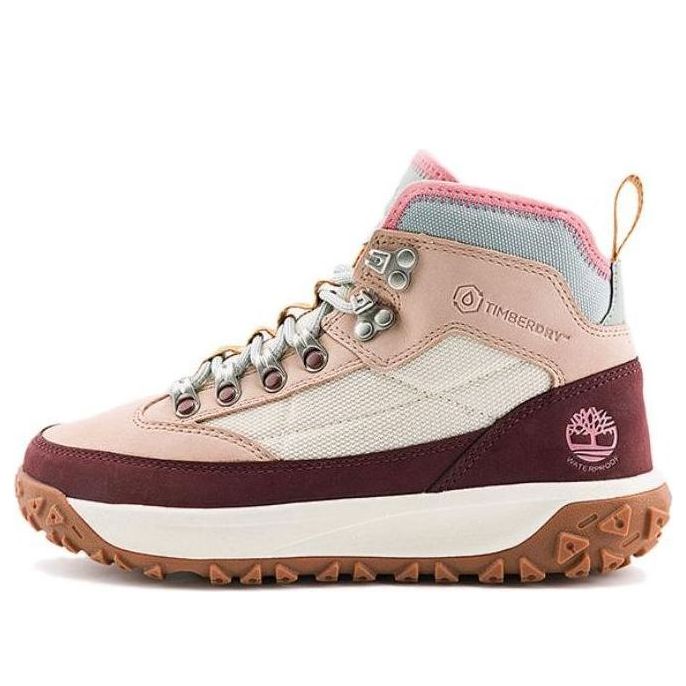 Кецове и обувки Timberland Greenstride Motion 6 Waterproof Mid Boots Розово | A2MVH