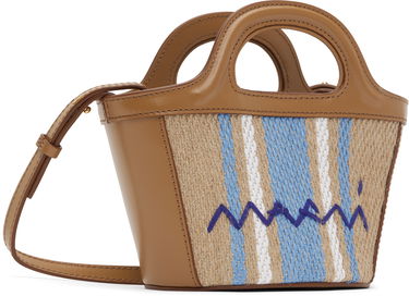Дамска чанта Marni Marni Tropicalia Micro Tote Bag Кафяво | BMMP0067Q7 P8181, 1