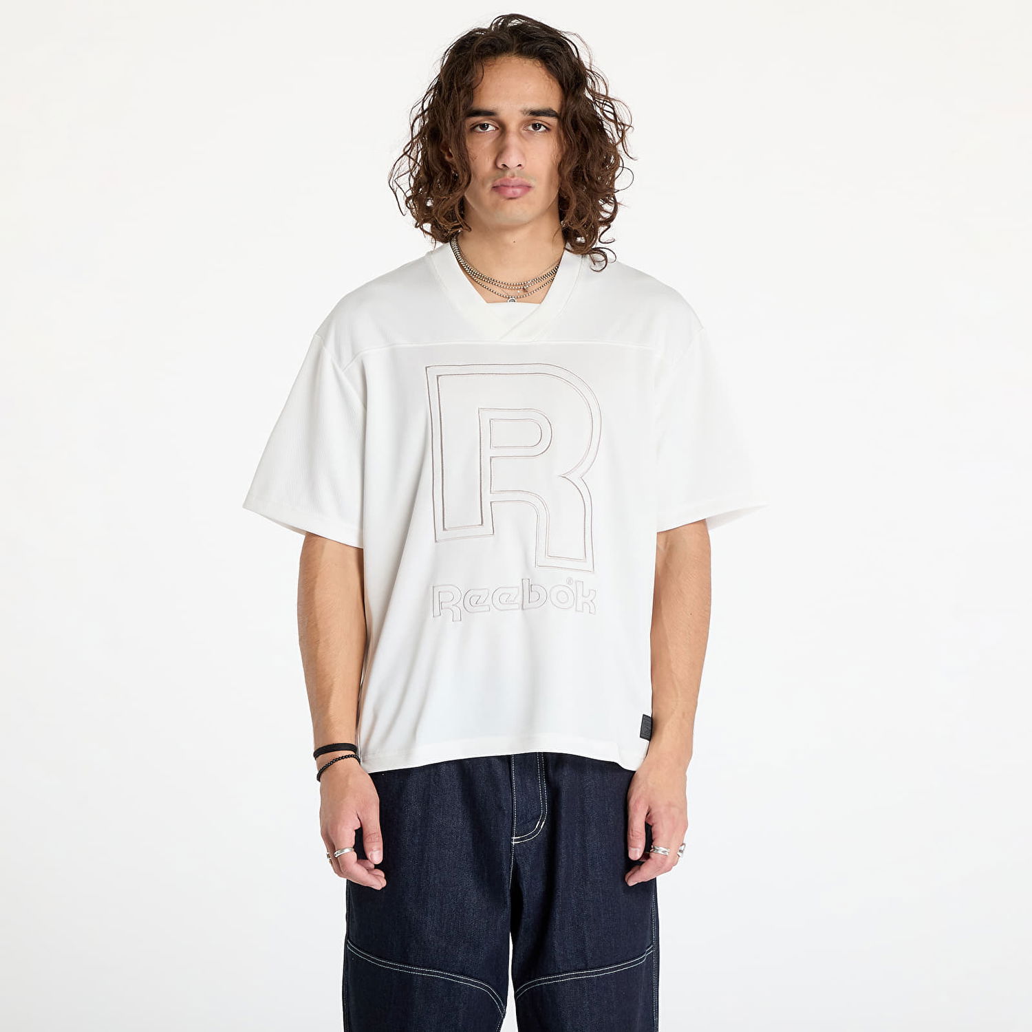 Тениска Reebok Classics Team Tradition Jersey Бяло | 100205658, 0
