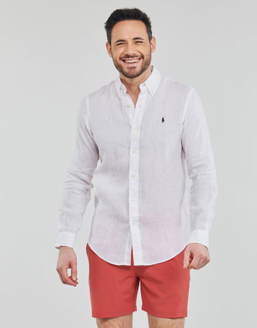 Риза Polo by Ralph Lauren Long sleeved Shirt Бяло | 710794141005, 0