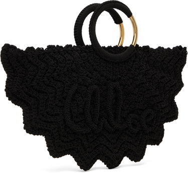 Дамска чанта CHLOÉ Chloé Small Paravent Bracelet Bag Черно | CH25US622P23, 1