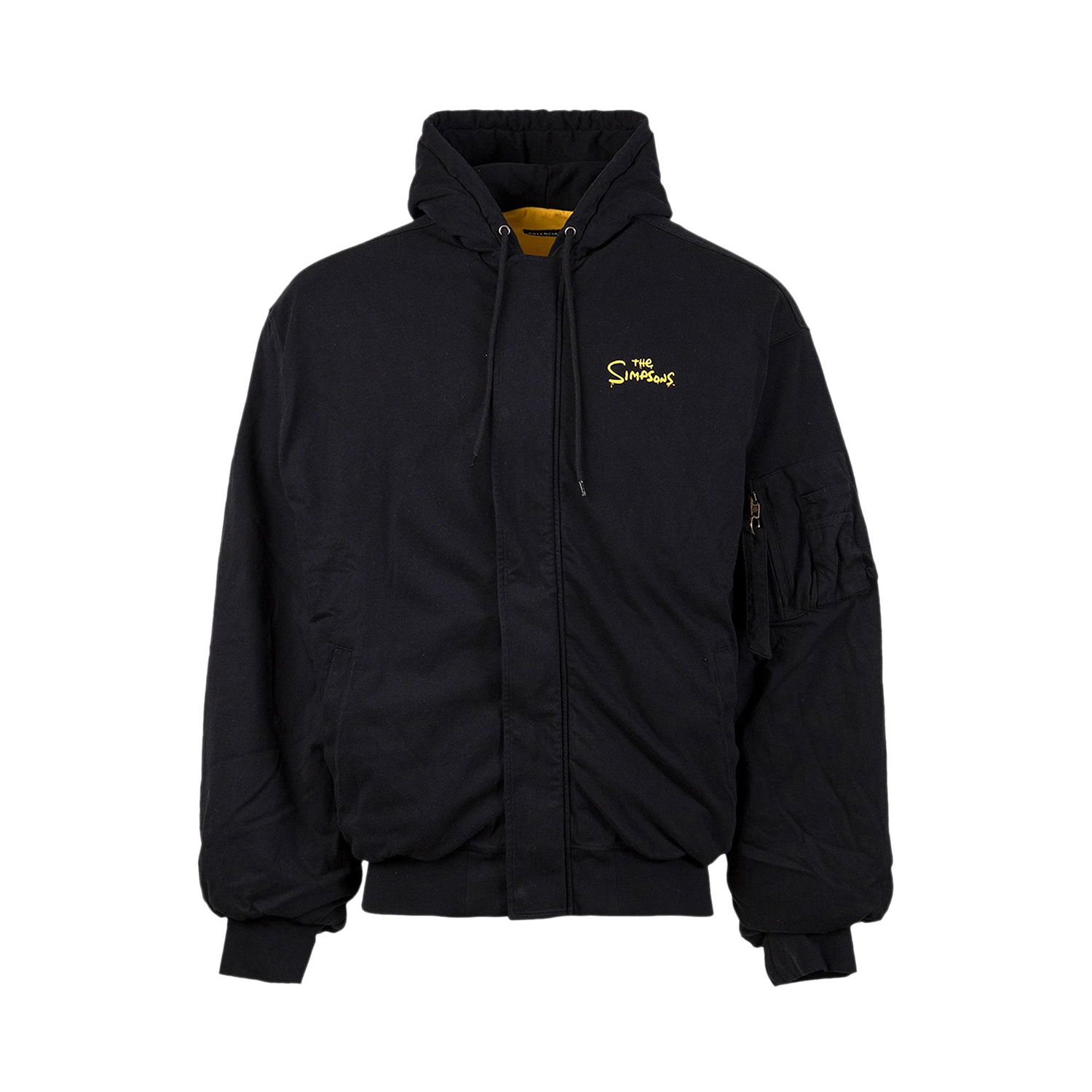 Суитчър Balenciaga x The Simpsons Padded Bomber Hoodie Черно | 657115 TLVG7 1000, 1