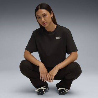 Съкратен топ Puma PUMA x ROSÉ Women's Cropped T-Shirt Черно | 633806_01, 2