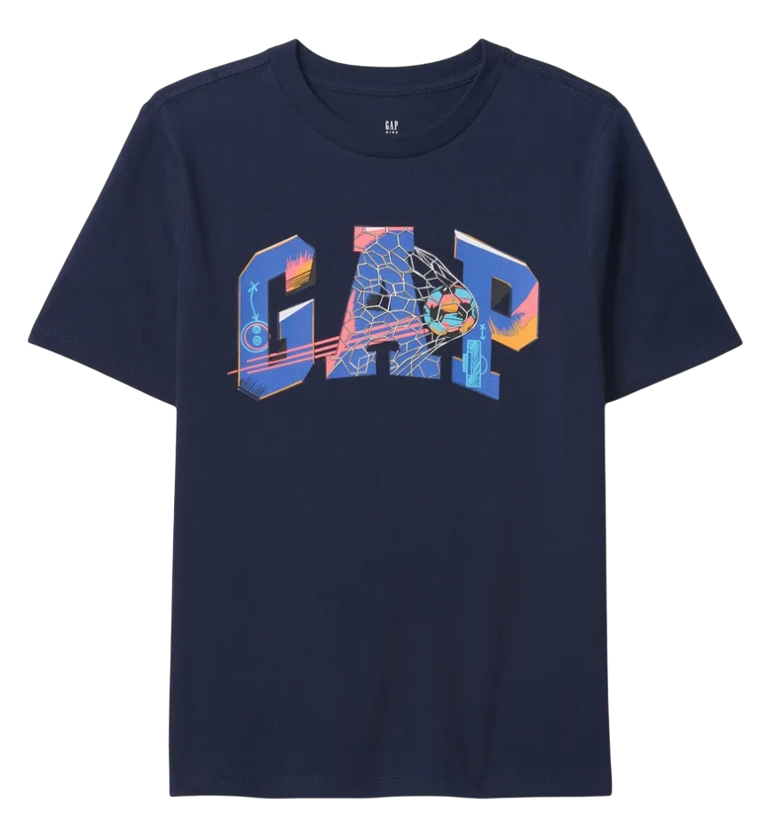 Тениска GAP T-Shirt with Soccer Graphic Тъмно синьо | 745879-01, 0