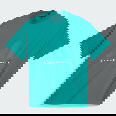 Тениска adidas Performance adidas Basketball 001_Tee Тюркоазено | JE3765, 2