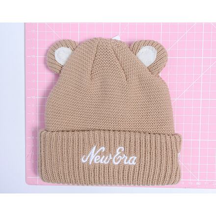 Шапка New Era New Era Kids Ears Knit Beanie (52-54 cm) Бежово | 60580864, 1