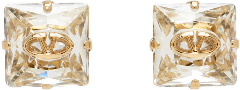 Обеци Valentino Garavani Gold VLogo Earrings Металик | 4W0J0W07YCW