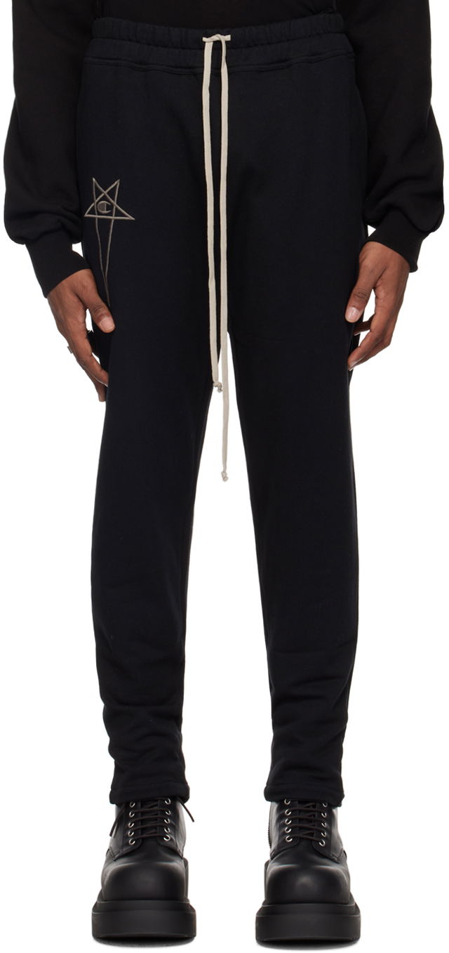 Embroidered Logo Cotton-Jersey Sweatpants