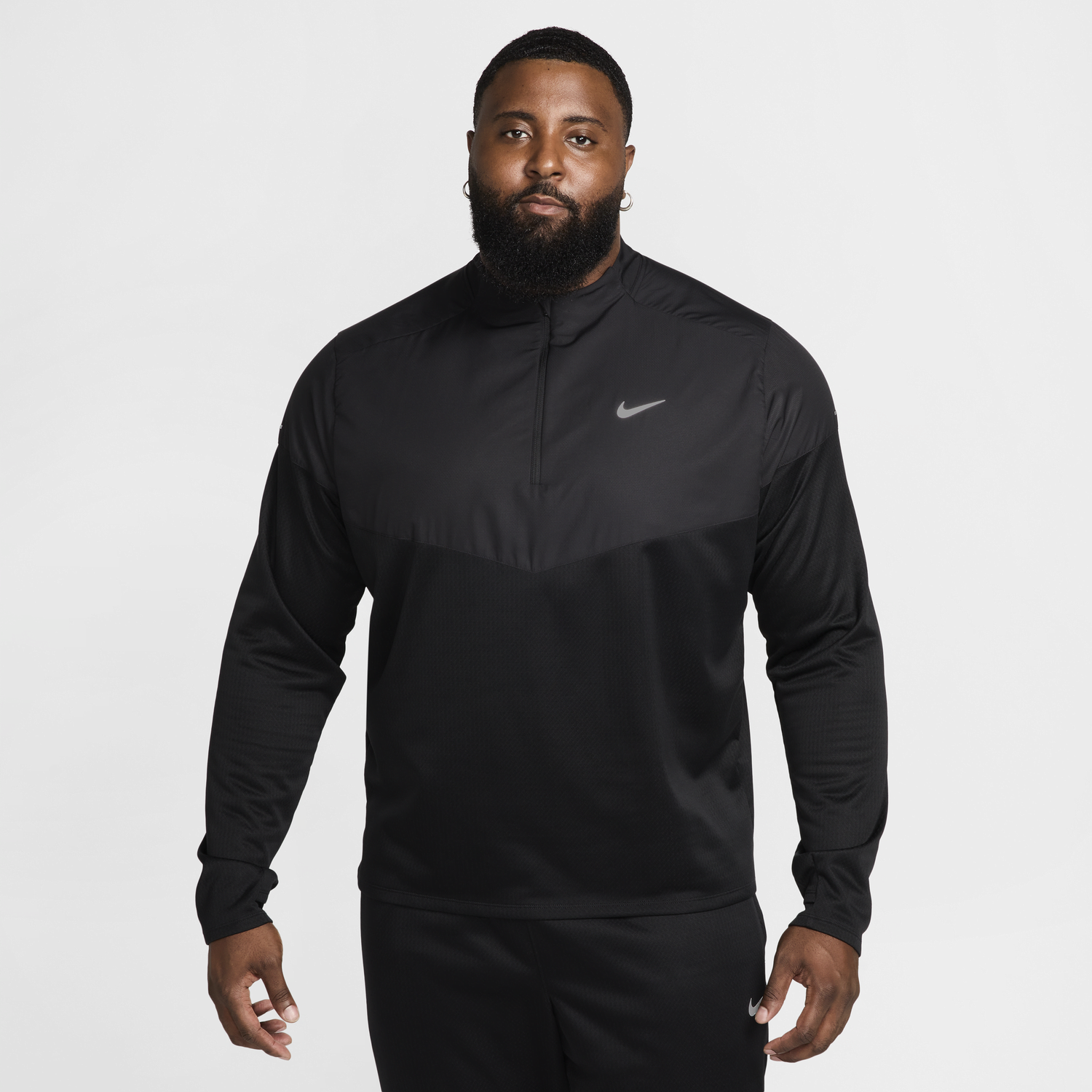 Суитчър Nike Sphere Therma-FIT Running Half Zip Top Черно | FZ1115-010, 0