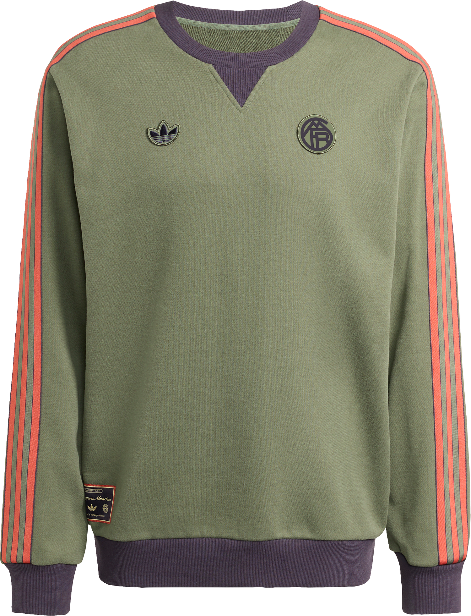 Суитчър adidas Originals FC Bayern Munich Icon Sweatshirt Зелено | jm9428, 0