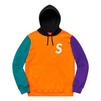 Суитчър Supreme Supreme SS19 Colorblocked Hooded Sweatshirt Многоцветен | SUP-SS19-309