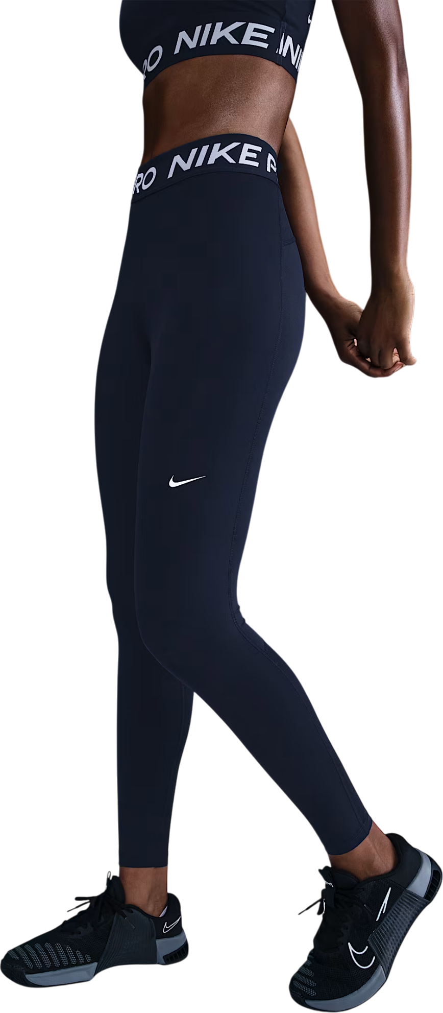 Клинове Nike Pro Mid Rise Leggings Тъмно синьо | cz9779-410, 0