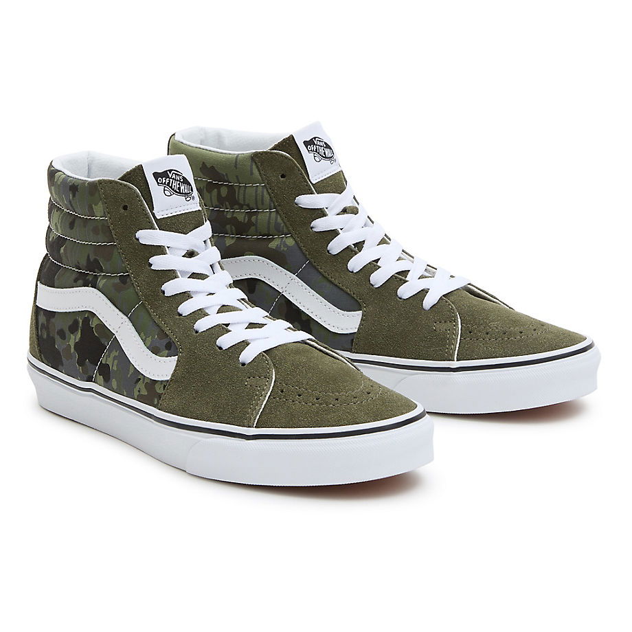 Кецове и обувки Vans Chaussures Sk8-hi ( Зелено | VN0007NSBGK, 0