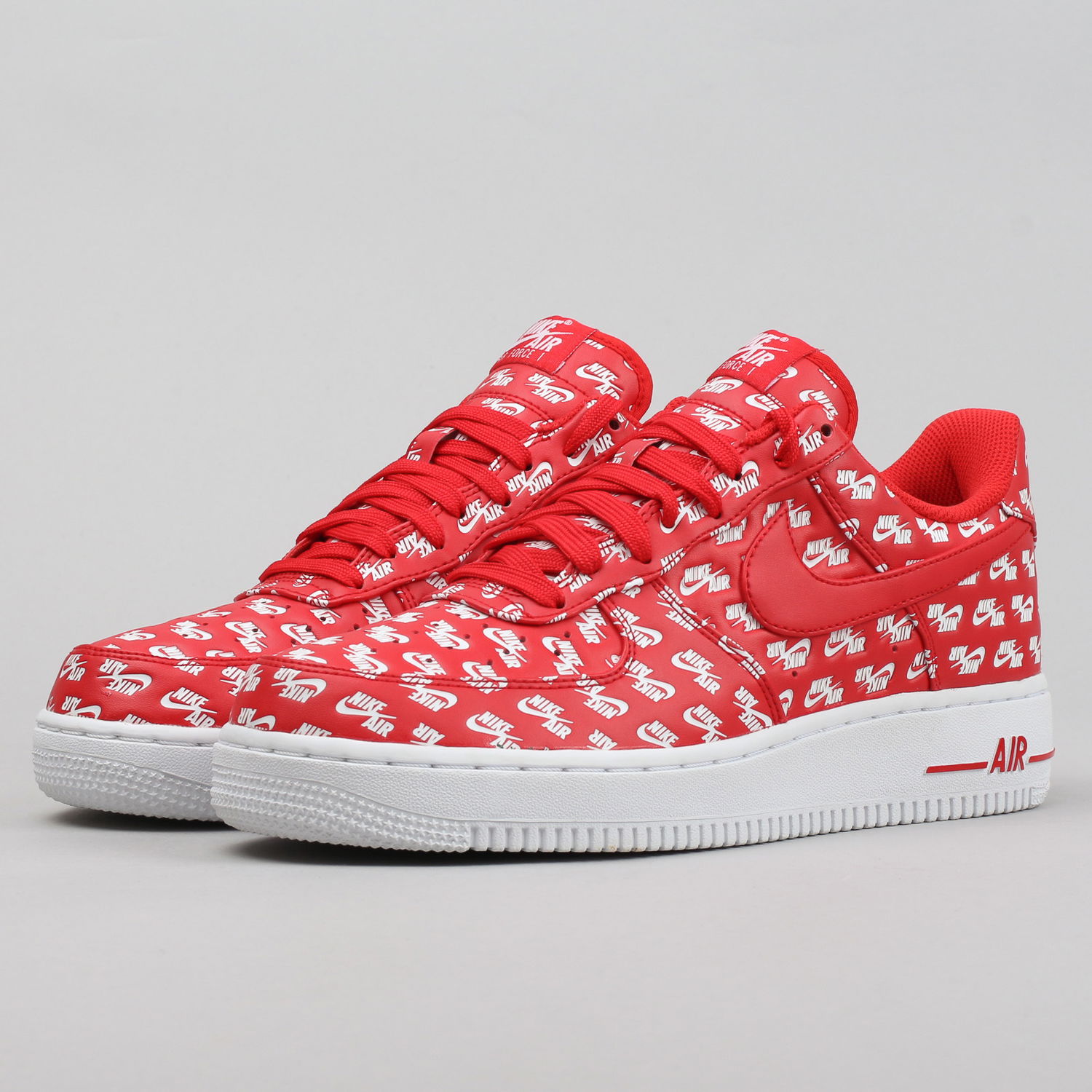 Кецове и обувки Nike Air Force 1 Low 07 ''All Over Logo Red'' QS Червено | AH8462-600, 1