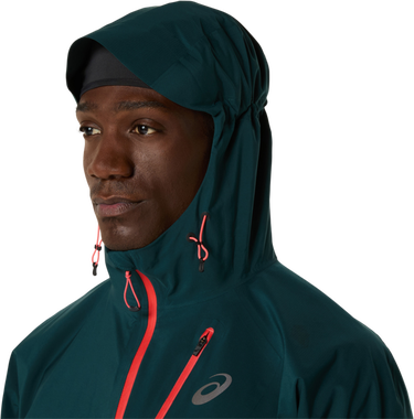 Ветровка Asics Fujitrail Elite Waterproof Jacket Зелено | 2011d265-300, 2