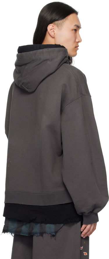 Суитчър Maison MIHARA YASUHIRO Maison MIHARA YASUHIRO Triple Layered Graphic Hoodie Сиво | A14HD551, 2