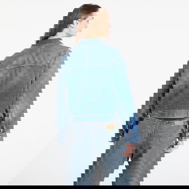 Яке CALVIN KLEIN Workwear Cropped Denim Jacket with K Applique Синьо | LV047E906G 3NL, 3