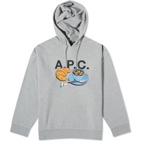 Суитчър A.P.C. END. x Men's 'Coffee Club' Pierre Hoodie Сиво | COFAX-H27849-PLA, 1