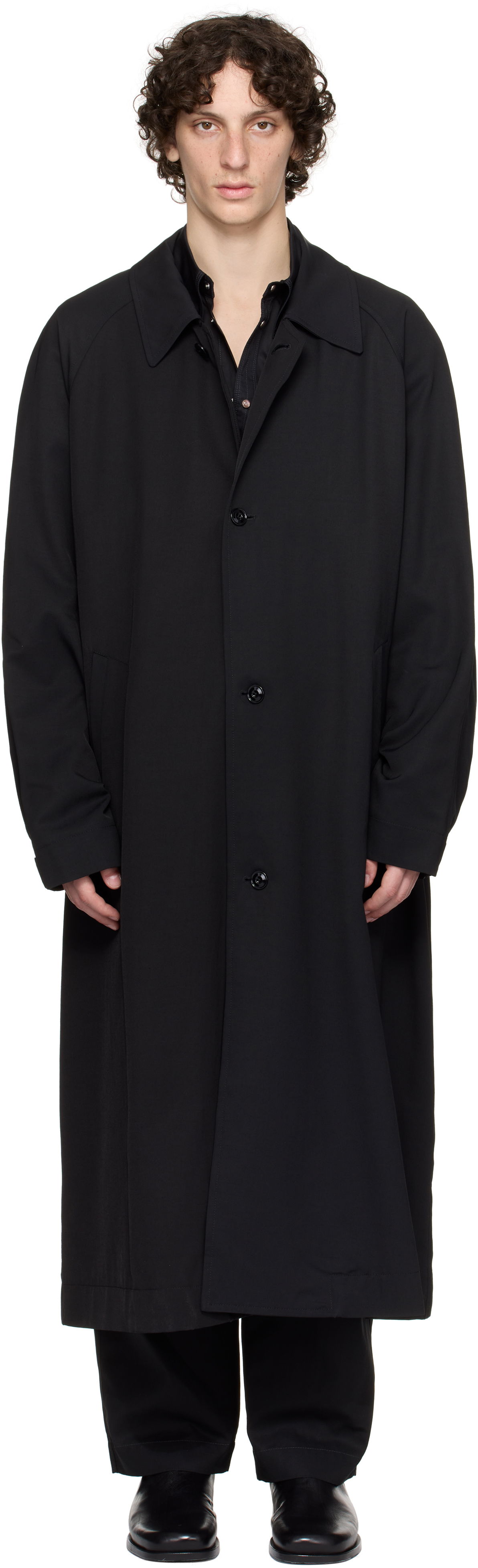 Палта LEMAIRE Lemaire Half Coat Черно | CO1097 LF1362, 0