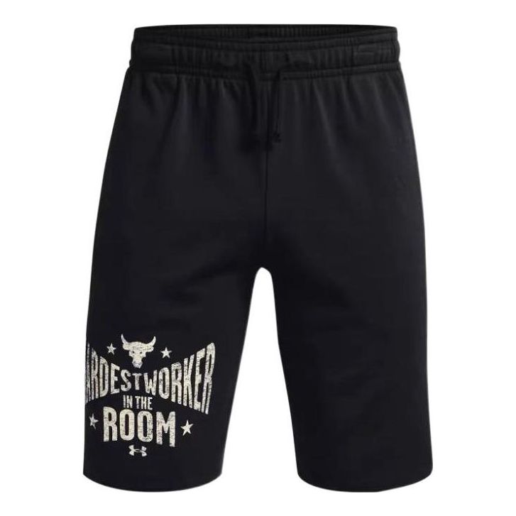 Къси панталони Under Armour Project Rock Men's Terry Shorts Черно | 1370459-001, 0