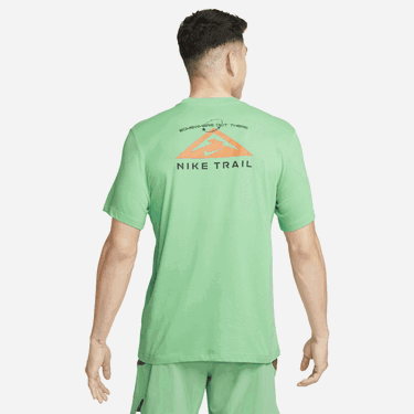Тениска Nike Trail Dri-FIT Tee Зелено | fd0120-363, 3