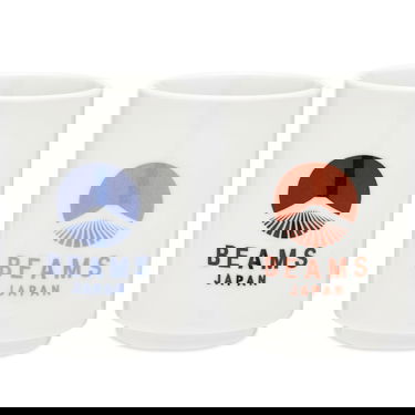 Домашен декор BEAMS BEAMS JAPAN Logo Ceramic Cup Set Бяло | 56710389950, 0