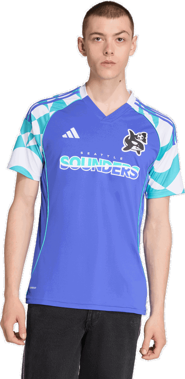 Фланелка adidas Performance Seattle Sounders FC Third Jersey Синьо | JX8719, 4