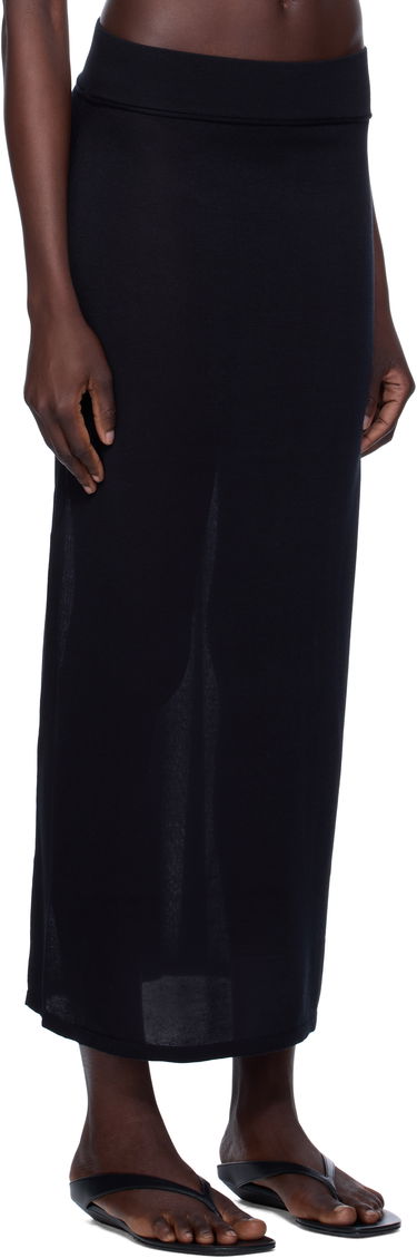 Пола TOTEME TOTEME Knit Maxi Skirt Черно | 253-WRB0304-YA0079, 1