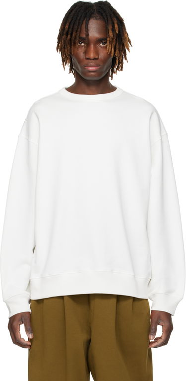 Пуловер Dries Van Noten Dries Van Noten Dropped Shoulders Sweatshirt Бяло | 251-021152-1610, 0