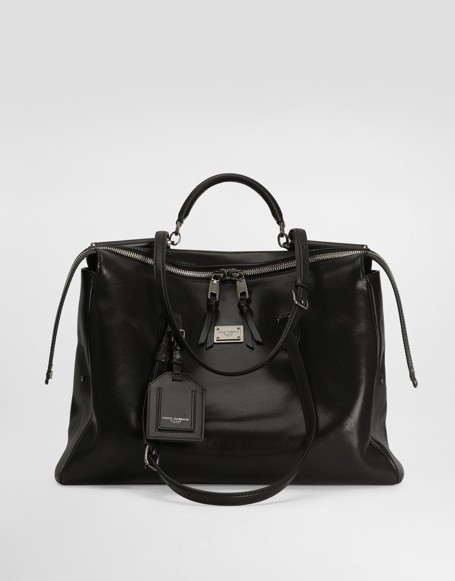 Чанта през рамо Dolce & Gabbana Dolce & Gabbana Vittoria Calfskin Crossbody Bag Черно | BM7825AH85080999_1, 1