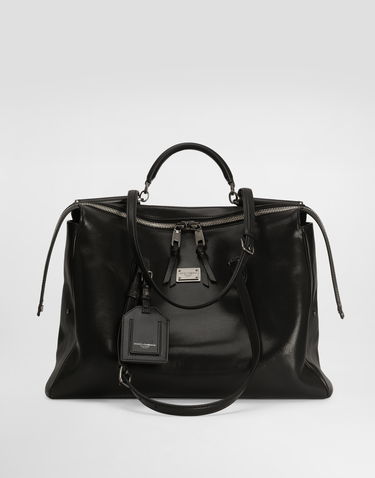 Чанта през рамо Dolce & Gabbana Dolce & Gabbana Vittoria Calfskin Crossbody Bag Черно | BM7825AH85080999_1, 1