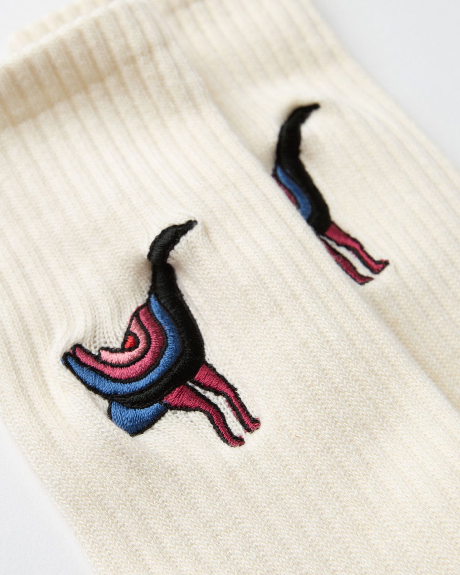 Чорапи By Parra Angry Duck Crew Socks Бежово | 52465, 1