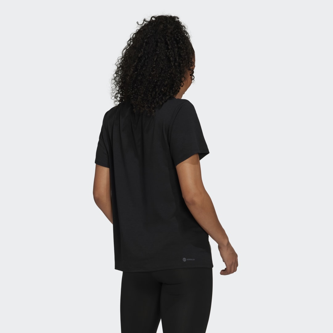 Тениска adidas Originals Trainicons 3-Stripes Черно | HK6975, 1