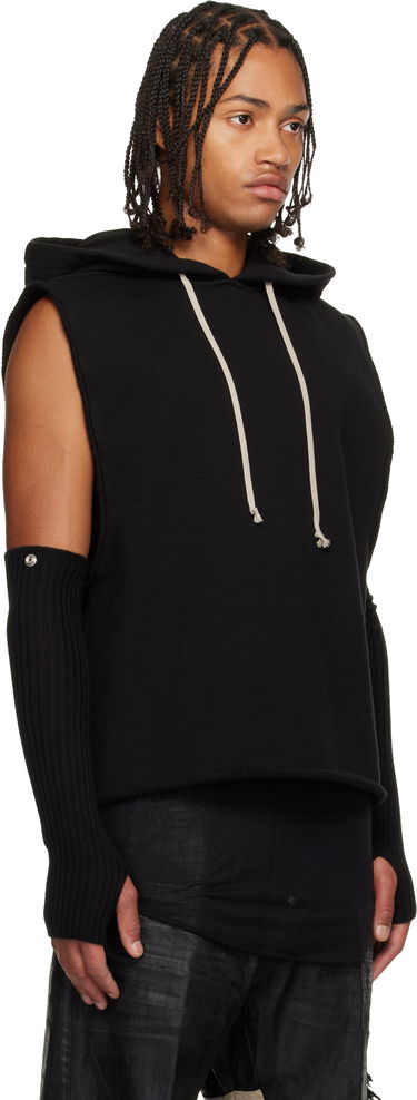 Суитчър Rick Owens Rick Owens Concordians Sleeveless Tunic Hoodie Бяло | RR02E1503 JTCD, 4