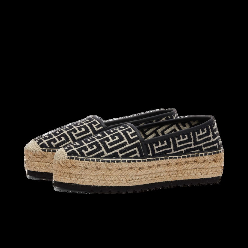 Кецове и обувки Balmain Alex Espadrille Черно | CN1UG866TJMA-GFE