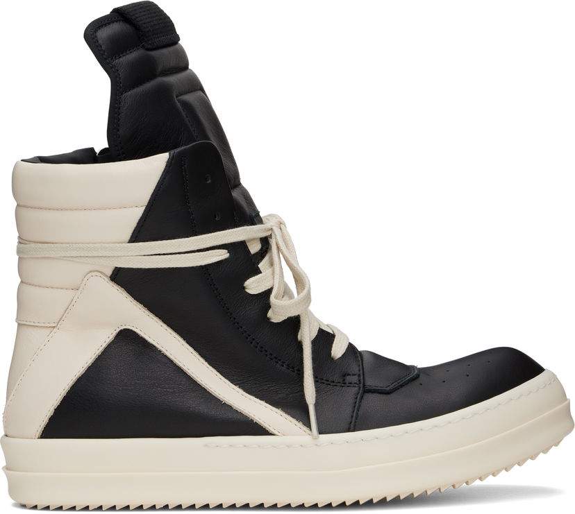 Кецове и обувки Rick Owens Rick Owens Hollywood Geobasket Черно | RU01E5894 LCO