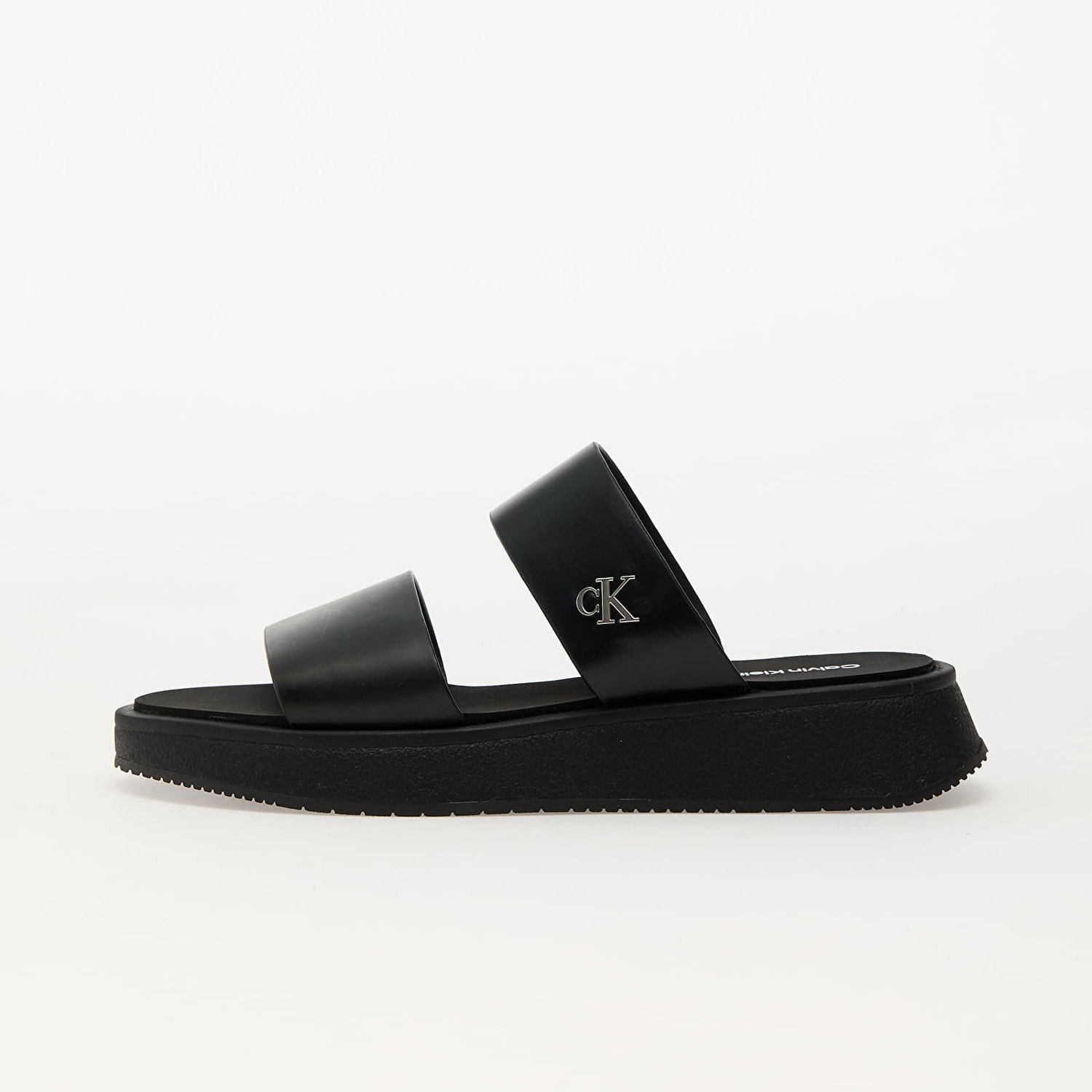 Кецове и обувки CALVIN KLEIN Jeans Sandal Slide Double Black Черно | YW0YW01694 0GJ, 0