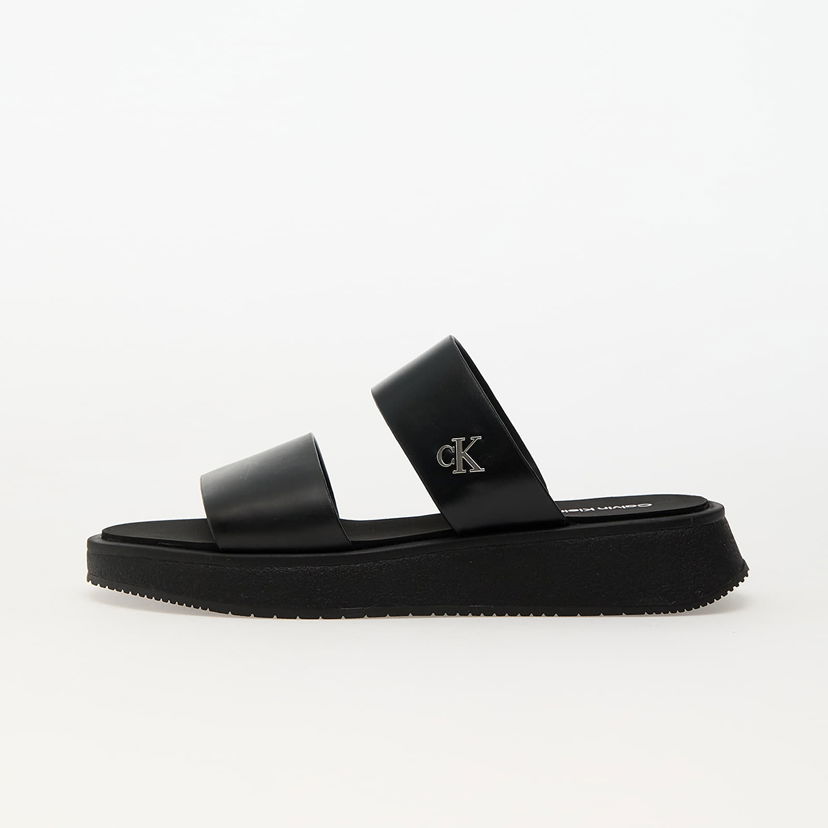 Кецове и обувки CALVIN KLEIN Jeans Sandal Slide Double Black Черно | YW0YW01694 0GJ