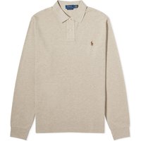 Поло тениска Polo by Ralph Lauren Long Sleeve Custom Fit Polo Shirt "Tuscan Beige Heather" Бежово | 710680790117, 1