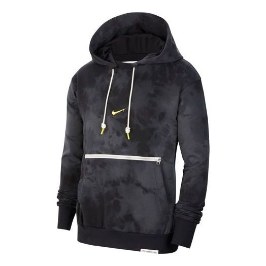 Суитчър Nike Basketball Tie Dye Pullover Hoodie Черно | CU3618-010, 0