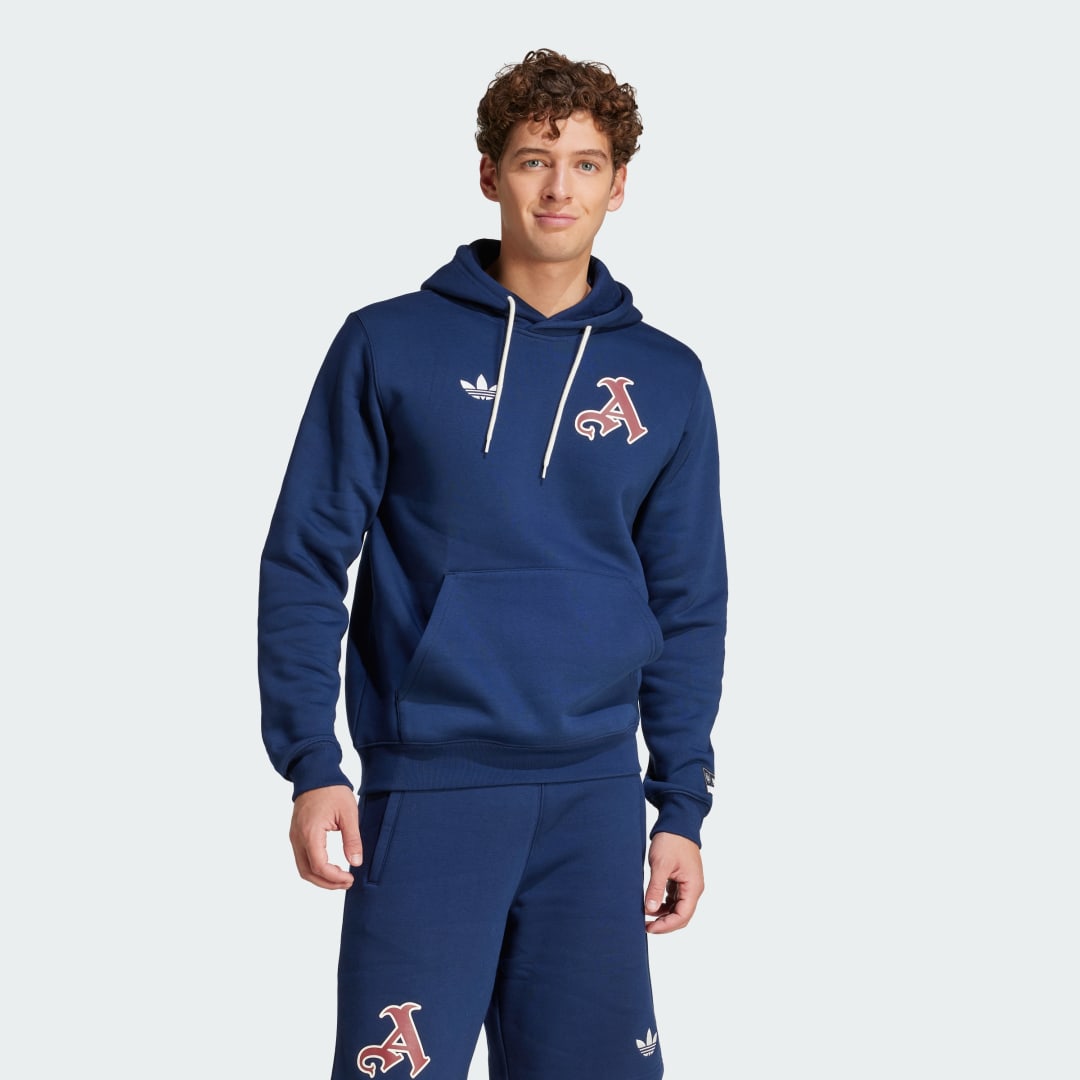 Суитчър adidas Performance Arsenal VRCT Hoodie Синьо | JF0557, 0