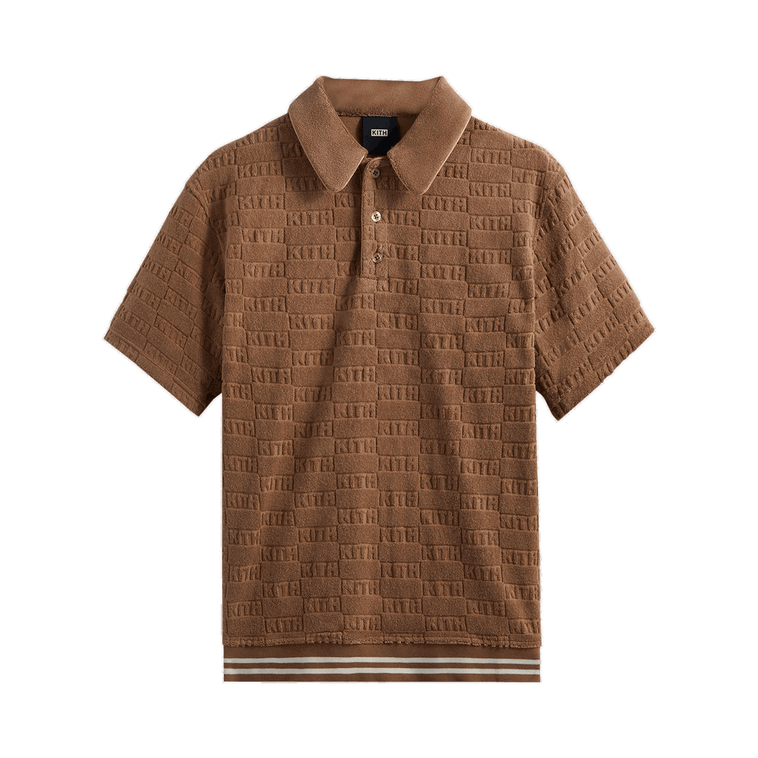 Поло тениска KITH Graham Polo Tee Кафяво | KHM030456 242, 0