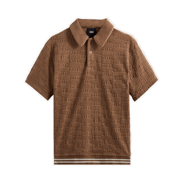 Поло тениска KITH Graham Polo Tee Кафяво | KHM030456 242, 0